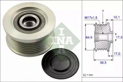 WILMINK GROUP wg1253751 -  Механизм свободного хода генератора